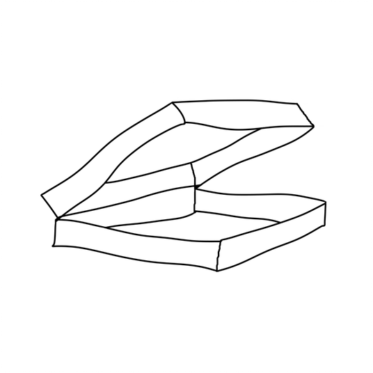 Desenho caixa de pizza